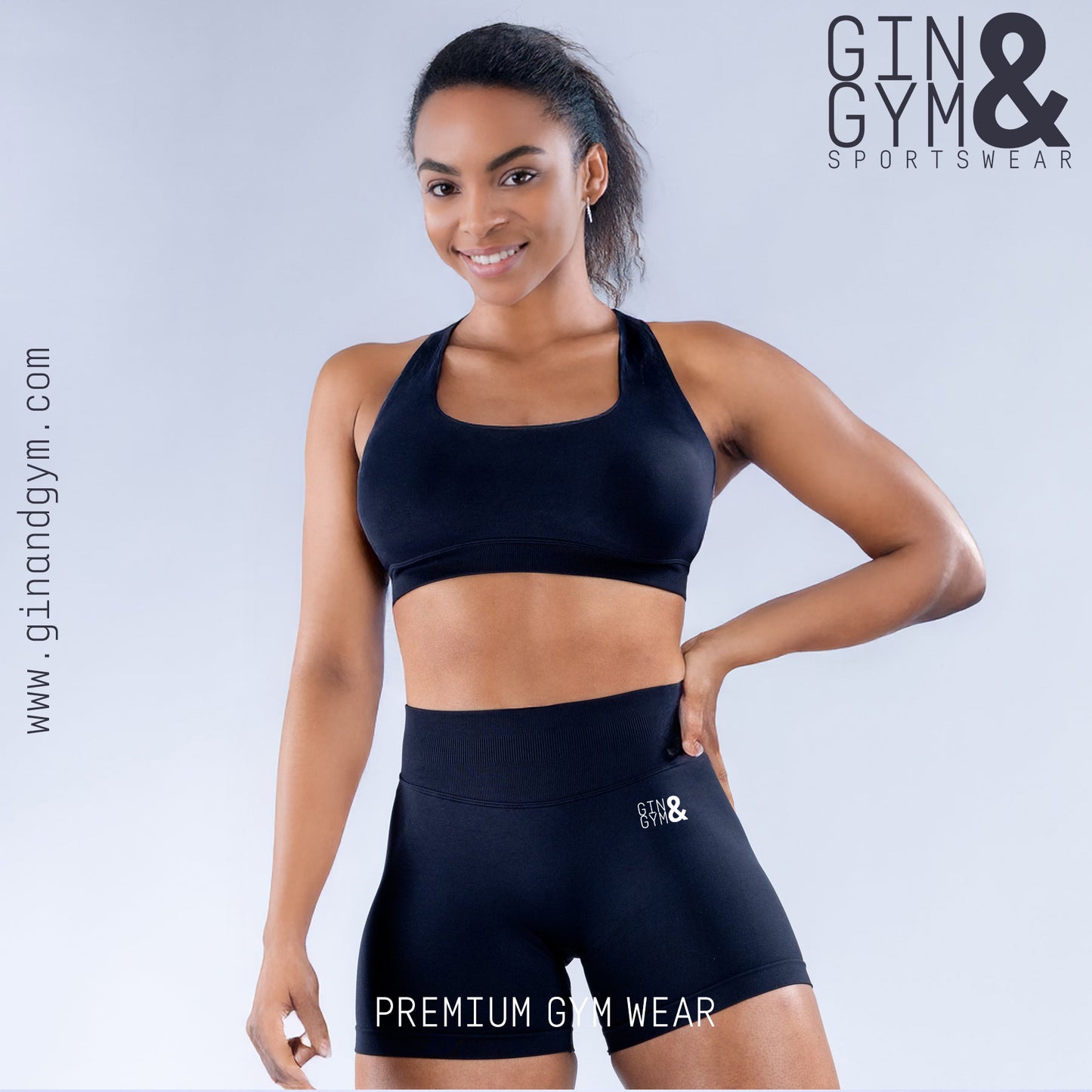 Gin & Gym Bra Black