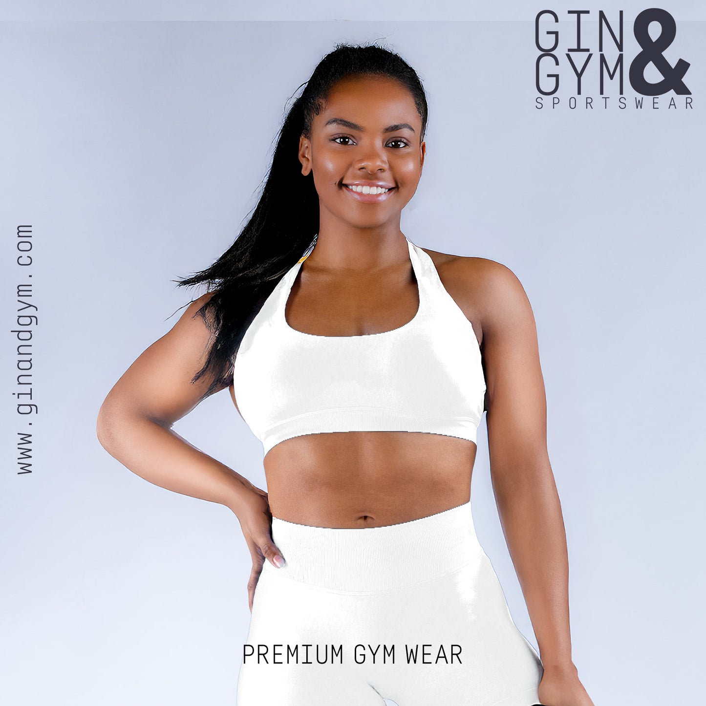 Gin & Gym Bra White